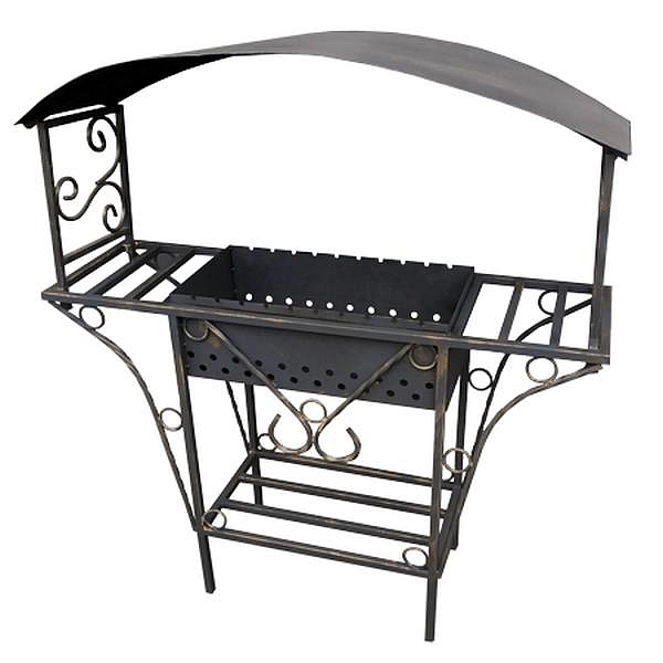 Мангал МС-11 с крышей Станко