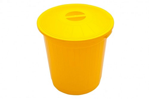 Бак круглый с крышкой 60л