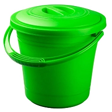 Ведро 12л пищевое пласт.с крышкой 