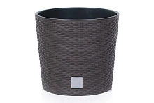 Кашпо для цветов RATO ROUND венге 2 предмета 35/37,65л DRTUS400L-440U