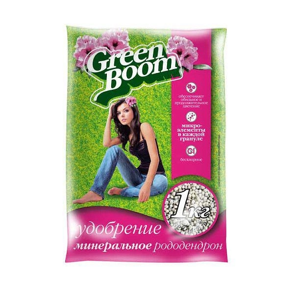 Удобрение цветочное минеральное сухое с микроэлементами Green Boom Рододендрон 1кг