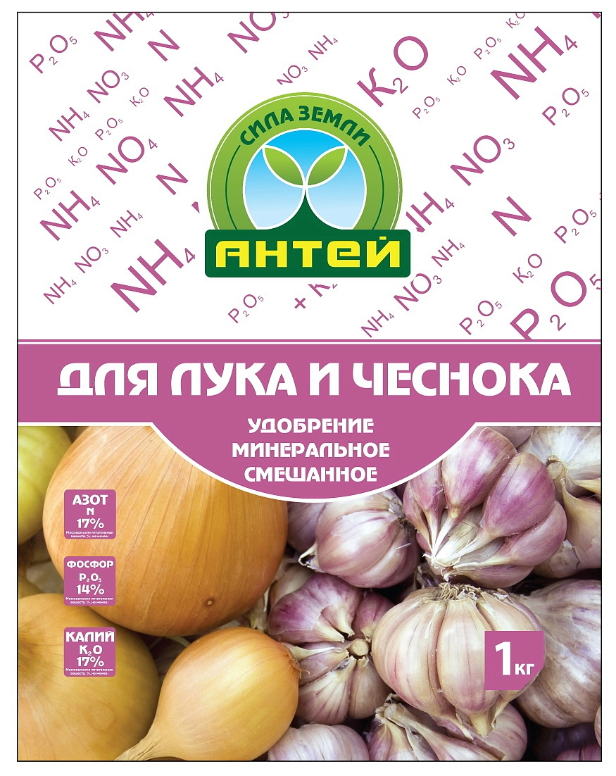 Удобрение Антей тукосмесь Лук и Чеснок 1кг
