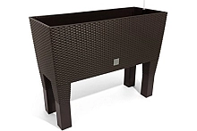 Кашпо для цветов RATO case high венге 72л с автополивом DRTC800H-440U