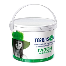 Удобрение газонное Террасол газон весна-лето 10кг 
