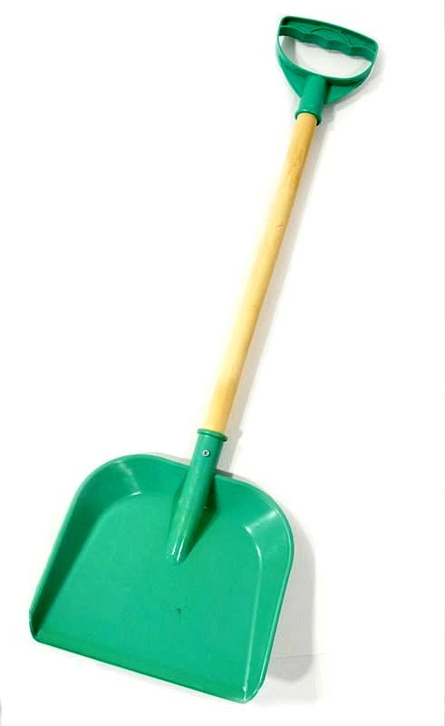 Лопата снеговая SMART 29 дер черенок зеленая (290х220х910)