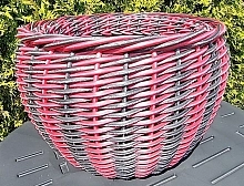 Кашпо 12л 12-КР.Ш/ ГР.Ш (Ротанг Л) 