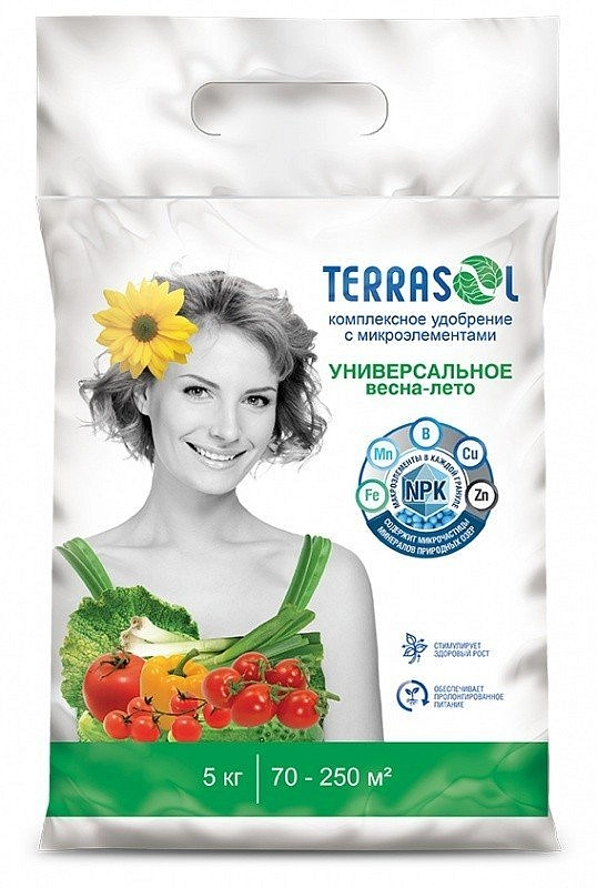Удобрение Terrasol тукосмесь с микроэлементами гранулиров Весна-лето 5кг
