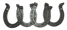Вешалка настенная 4 Подковы 
