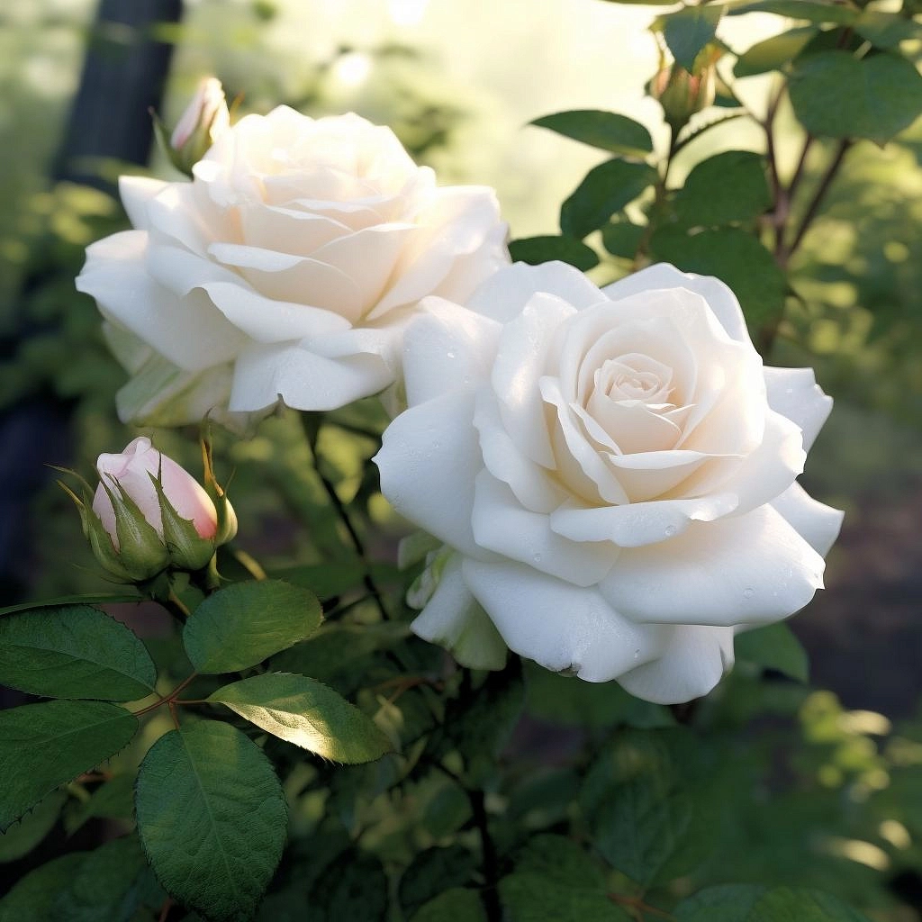 Роза 'Корснода' (белая)