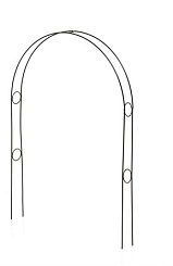 Опора 99-708 для растений высокая (Айронкр)