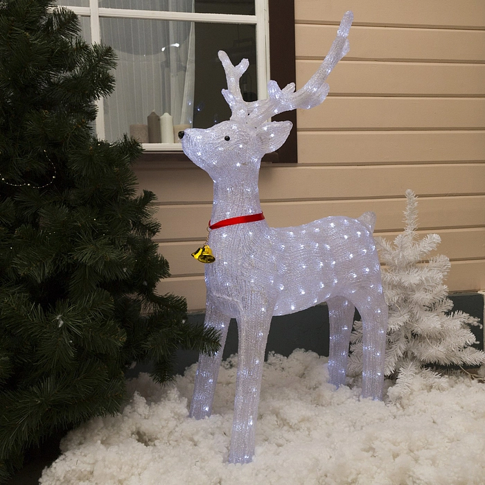 Фигура садовая Олень акриловая световая фигура