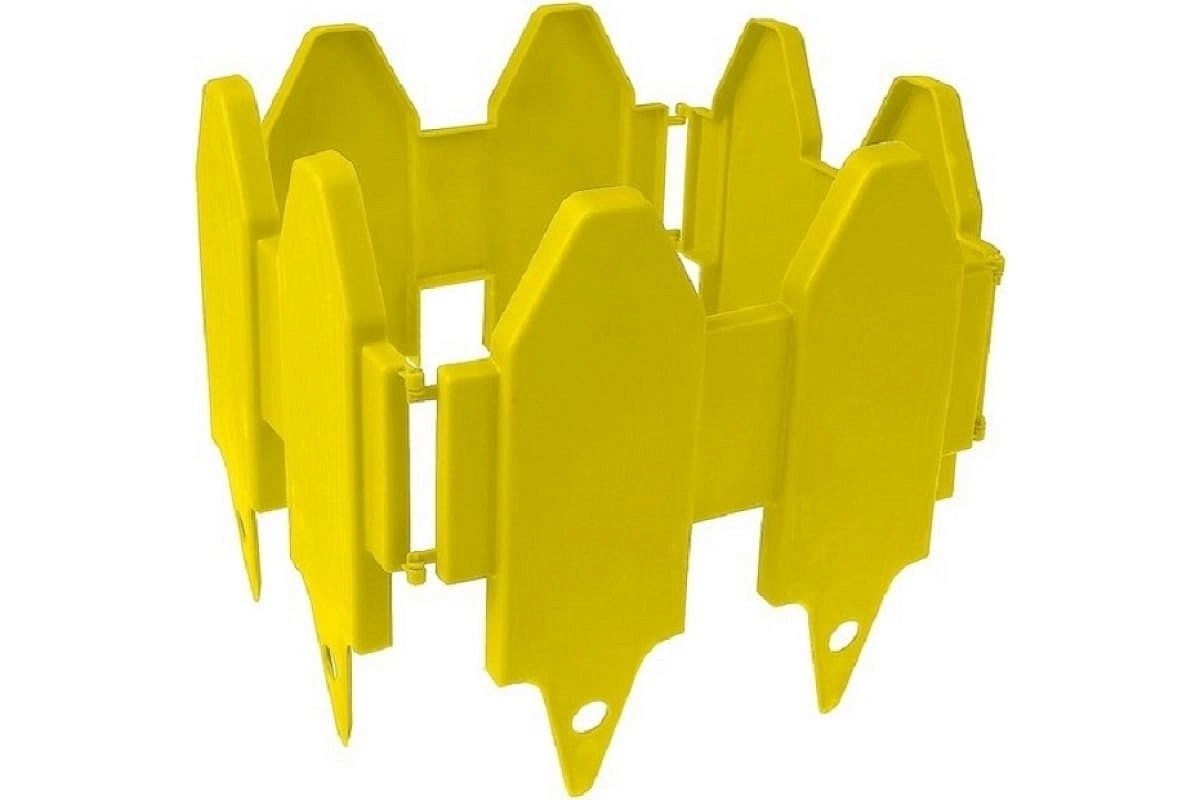 Забор декоративный Ранчо (компл 8шт+16 опор) желтый