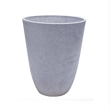 Горшок высокий 36л СВЕТЛО СЕРЫЙ