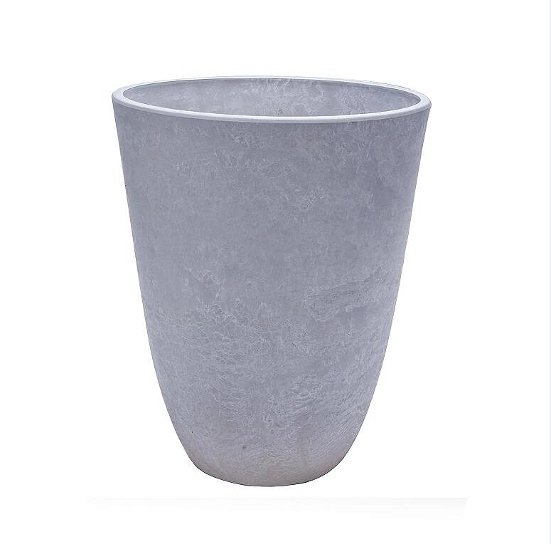 Горшок высокий 36л СВЕТЛО СЕРЫЙ