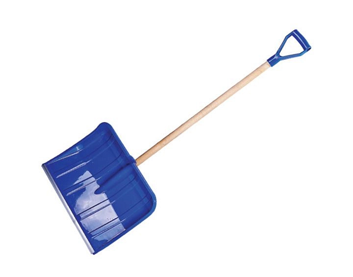 Лопата снеговая SMART 29 дер черенок голубая (290х220х910)