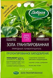 Удобрение органическое Зола древесная гранулированная Добрая сила 2кг 