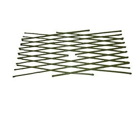 Забор декоративный Бамбуковая решетка в пластике 30*135см