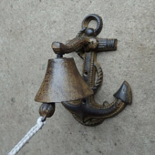 Колокольчик дверной настенный Якорь мал YM-DB-5002