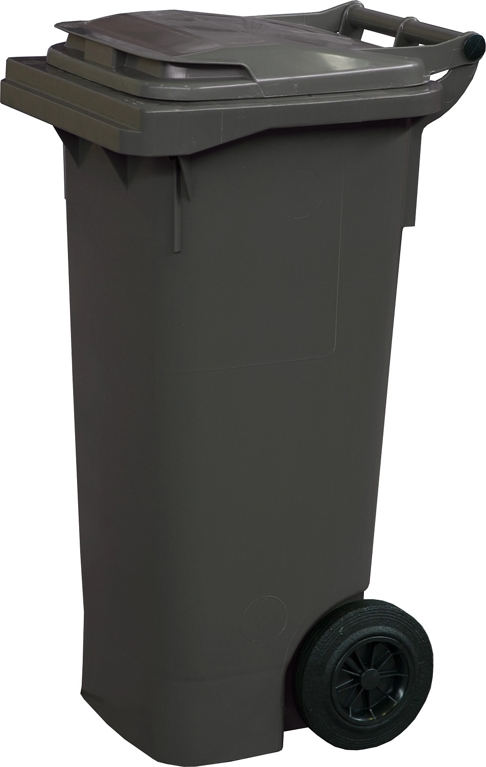 Бак для мусора 110л с крышкой на колесах