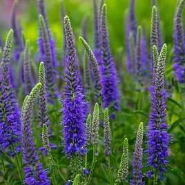 Вероника колосковая 'Блю Тон' (синяя)