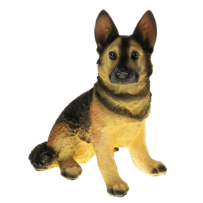 Фигура садовая Щенок овчарка 