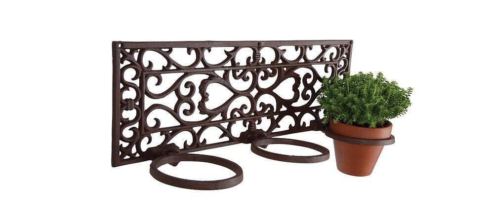 Кронштейн подвесной для цвет корз состаренный метал АМ 20