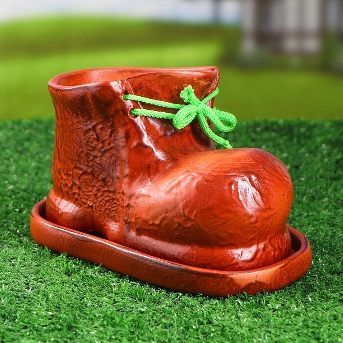 Кашпо Башмачок F04033 (Айронкр)