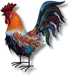 декор для  сада петух Маран 450*200*400 ПКО