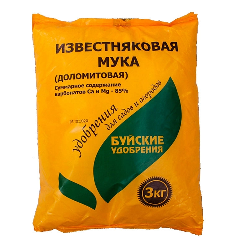 Удобрение Доломитовая известняковая мука 3кг