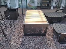 Стол садовый кофейный FG004