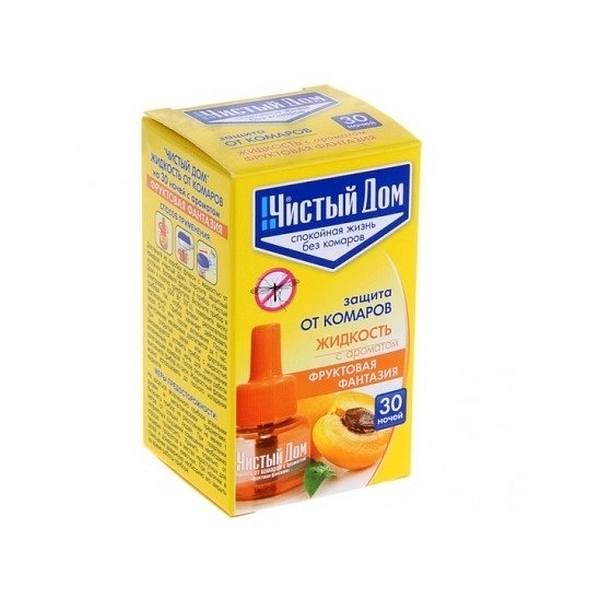 Репеллент Жидкость Чистый дом от комаров 30 ночей/45 ночей