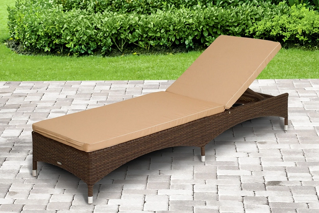 Лежак МАЛЬТА (коричневый) 