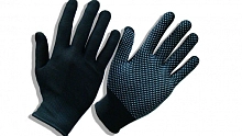 Перчатки защитные стойкие нейлон ПВХ точка