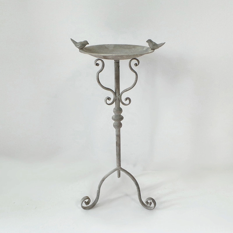 Кормушка для птиц на треноге "Белая патина" FY-160070-MD (Правос)