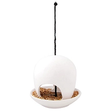 Кормушка для птиц из керамики белая FB 191 W