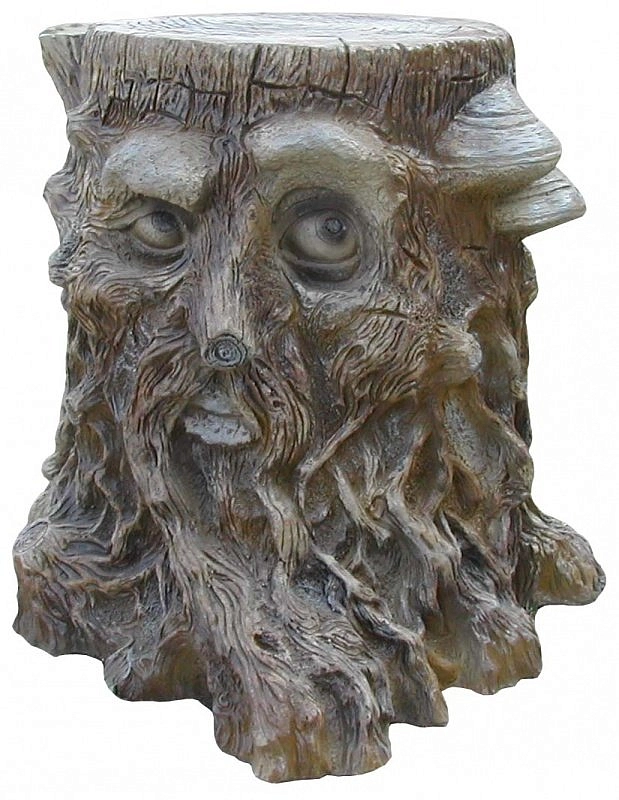 Фигура садовая Пень с глазами (ламинат) F02021(Айронкр)