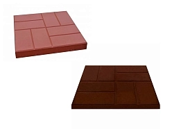 Плитка полимерпесчаная Калифорния -4 шт 1 кв.м 330*330 толщина 20мм КОР