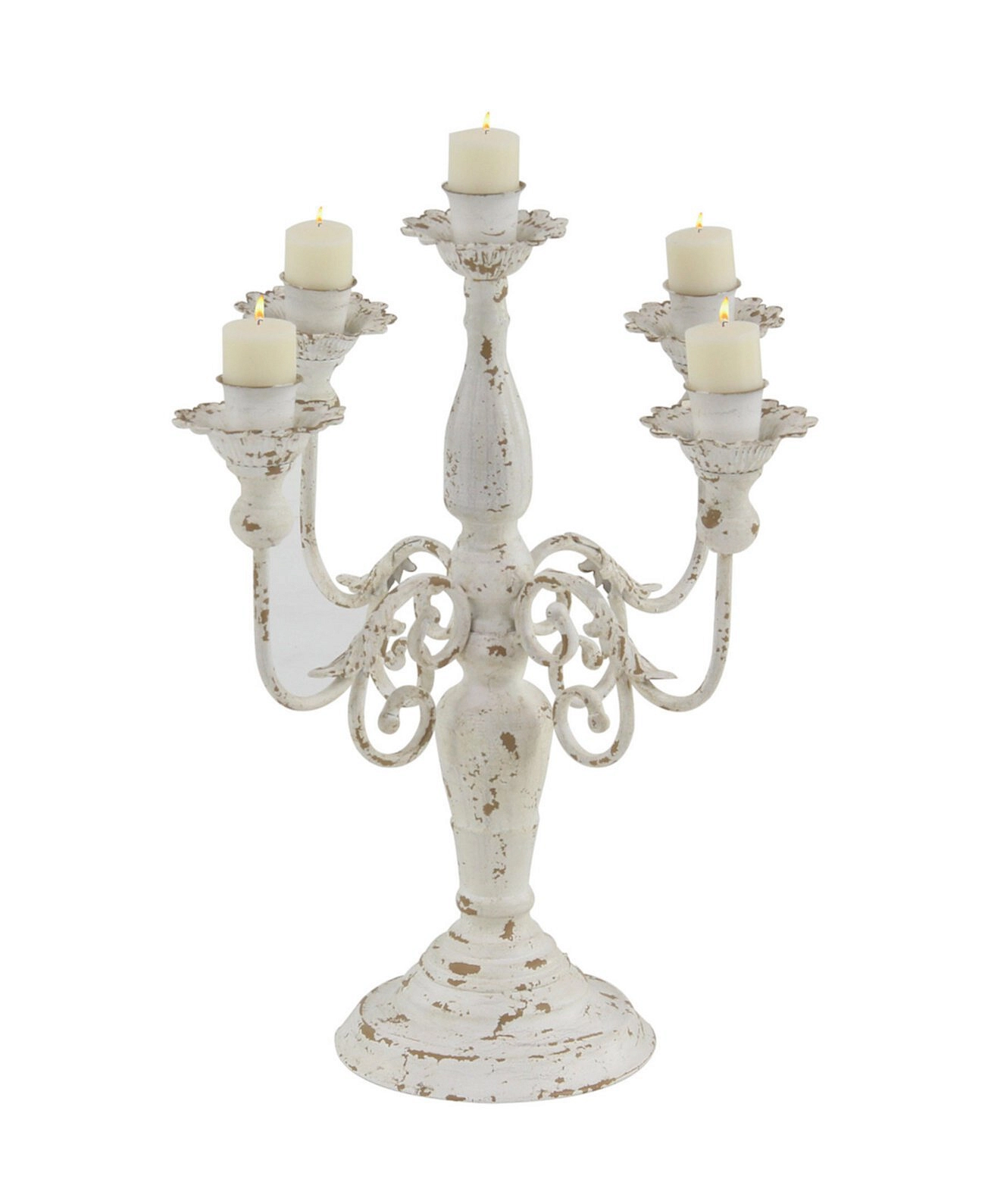 Подсвечник Белая патина FY-160112-MD 