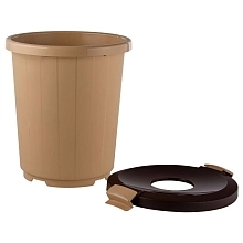 Бак круглый с крышкой-воронкой 105л 