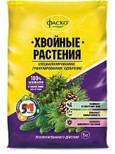 Удобрение хвойное минеральное сухое Фаско тукосмесь 1кг
