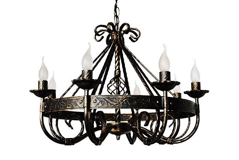 Люстра кованая