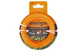 Леска для триммера 1,5мм 15м 70804