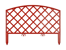 Забор декоративный Плетенка коричневый																							