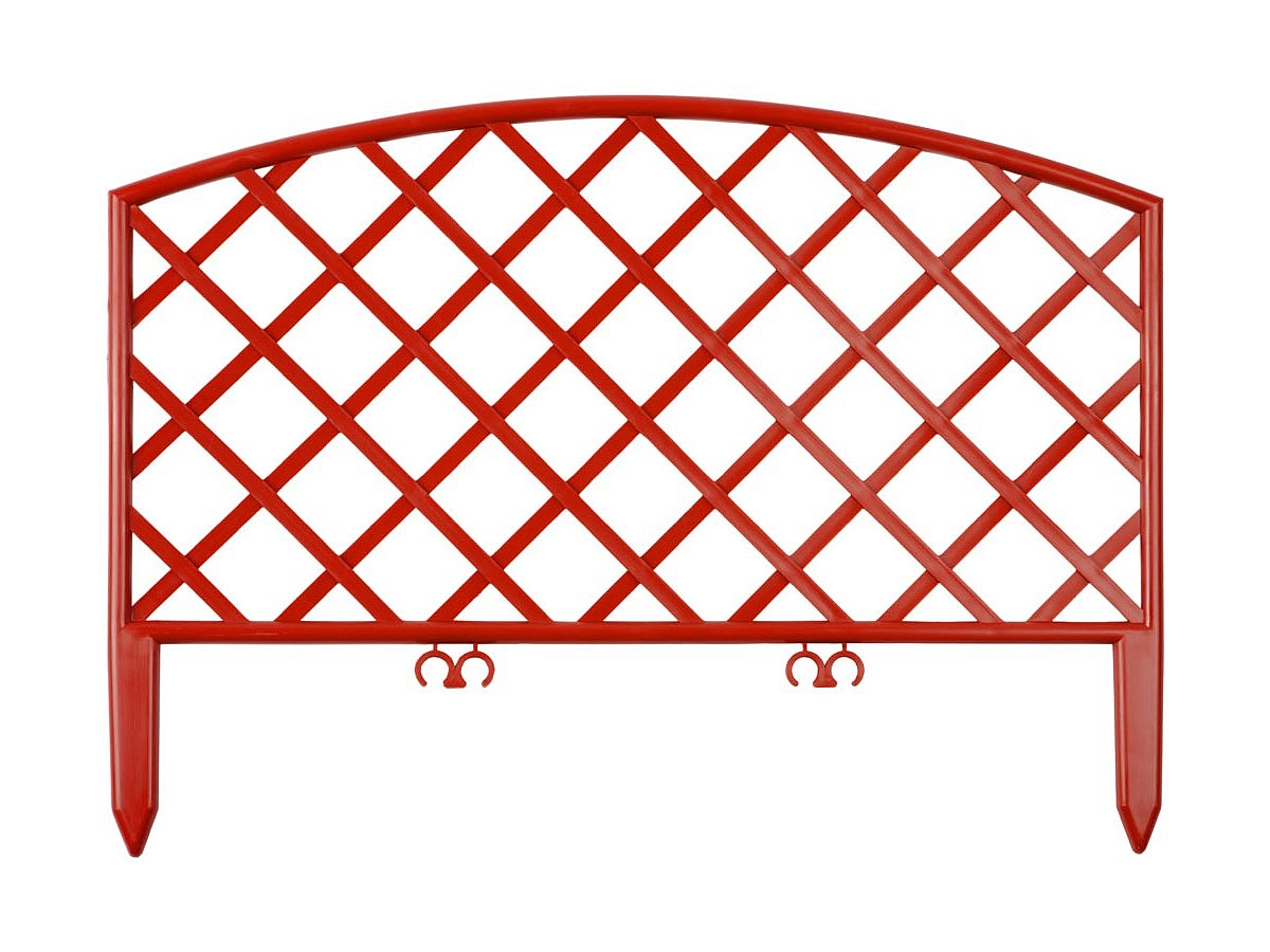 Забор декоративный Плетенка коричневый																							