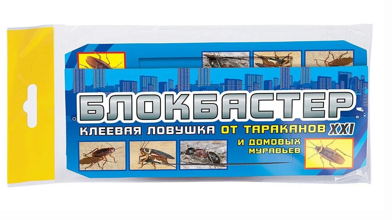 Ловушка клеевая от тараканов и муравьев Блокбастер