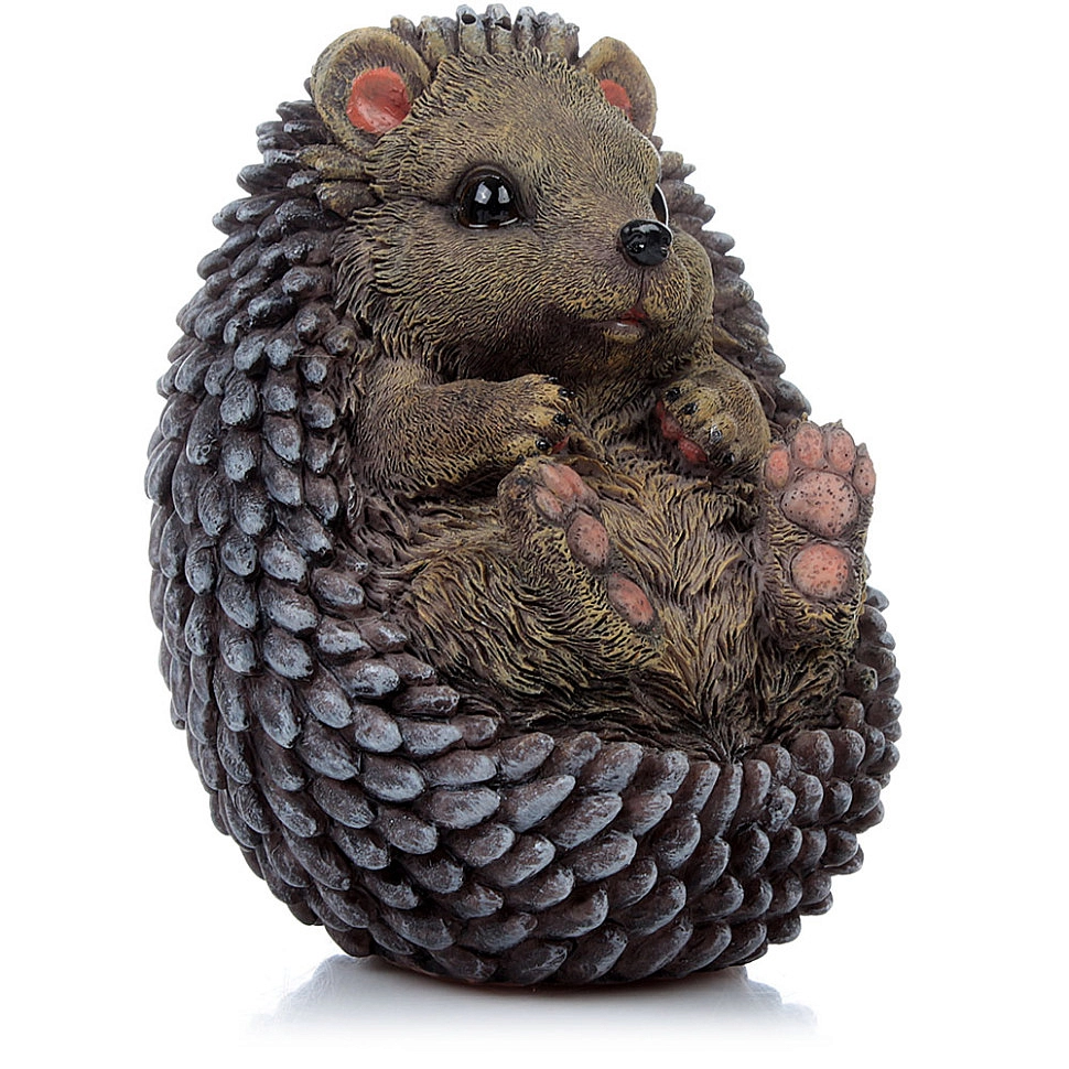 Фигура садовая Ежик сидячий большой H-23