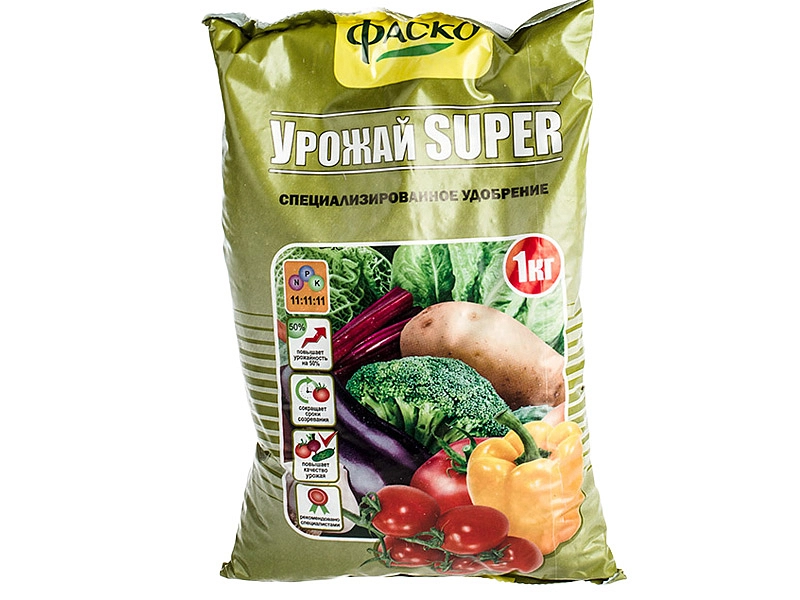 Удобрение Фаско тукосмесь Урожай-SUPER 1кг Удобрение Фаско тукосмесь Урожай-SUPER 1кг
