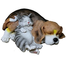 Фигура садовая Щенок и котенок 27*18 