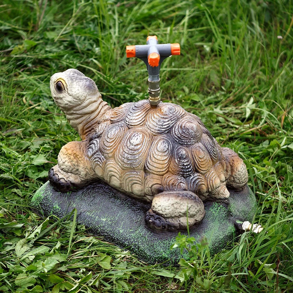 Фигура садовая Поливалка Черепаха Тортилла F07749 (Айронкр)