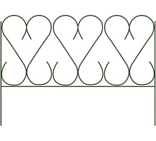 Забор декоративный садово-парковый Изящный 5м